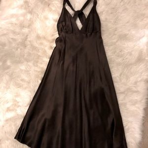 J. Crew Brown Silk Dress Size 10